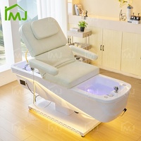 Fauteuil de lavage de cheveux électrique pour salon de beauté thaïlandais, lit de spa pour le visage, les cils, les pieds et la pédicure