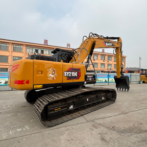 Excavadora SANY SY215 Usada de Buena Calidad, Buena Vida Útil de la Cadena, Bien Mantenida, Entrega Inmediata Disponible - Product Image 1