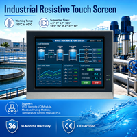 Módulo Táctil HMI Resistivo Mochuan de 12.1 Pulgadas, Pantalla Operadora para Visualización y Control Modbus, Interruptor de Transferencia Automática