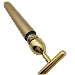 China Manufactory 3D Ball Shape Bar 24K Golden Pulse Facial Energy Beauty Instrument Handheld Target para el cuidado de la cara - Product Image 2