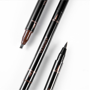 Crayon à sourcils Eyeliner imperméable rétractable 2-en-1 de haute qualité Design <span class=keywords><strong>3D</strong></span> à trois fourchettes inspiré des minéraux bruns pour le maquillage des yeux - Product Image 5