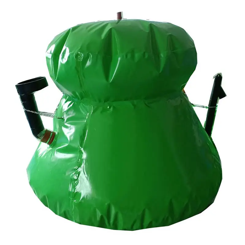 Маленький китайский пластиковый биодигестер для домашнего биогаза для пищевых отходов