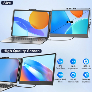 S1 14-inch FHD 1080P kép LCD hiển thị di động mở rộng màn hình chơi game màn hình cho máy tính xách tay làm việc với <span class=keywords><strong>Mac</strong></span> Win Plug & Play - Product Image 2