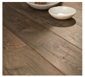 Suelo de Roble Francés Cepillado y Aceitado, Madera de Ingeniería Rústica Multicapa con Nudos y Grietas, Acabado Desgastado a <span class=keywords><strong>Mano</strong></span> - Product Image 2