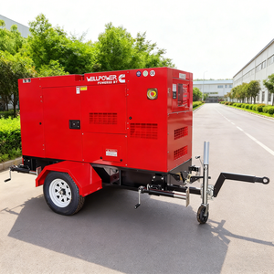 Generador Móvil Trifásico sobre Remolque de 30-65kVA con Certificación ISO/CE y 1 Año de Garantía - Product Image 2