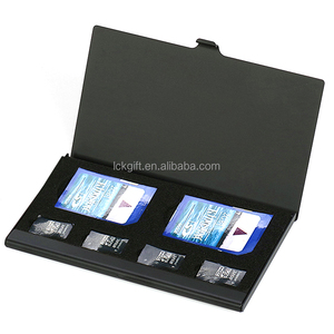 Cá nhân giá rẻ kim loại màu đen tùy chỉnh <span class=keywords><strong>Sim</strong></span> khe cắm thẻ khay chủ với EVA khe cắm khay - Product Image 5