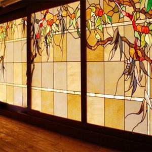 Vidrio Tiffany Personalizado para Ventanas en Nichos con Paneles Inferiores - Product Image 3