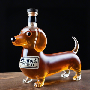 Distributore di bottiglie di vino <span class=keywords><strong>da</strong></span> 400ML bottiglia di vino in vetro a forma di cane <span class=keywords><strong>collezione</strong></span> creativa di <span class=keywords><strong>Whisky</strong></span> Decanter - Product Image 3