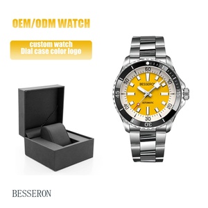 Montres pour hommes de haute qualité 316L, logo personnalisé, marque originale, cadran de montre pour hommes, bracelet personnalisé - Product Image 1