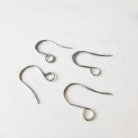 Crochets de boucles d'oreilles en acier inoxydable 316 de style mode avec grandes ouvertures, plaqués or 18 carats et or rose, accessoires de bijoux DIY