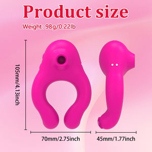 <strong>Hot</strong> Selling Adult Sex Toys Waterproof G-Spot Sucking Vibrator for Women and Men New Design <strong>Penis</strong> Rings Product - Product Image 6