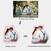 Livraison directe Cadeau personnalisé Photo personnalisée DIY Humanoïde Décoration intérieure Coussin de luxe