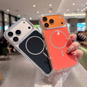 Funda Protectora para Teléfono IMD a Prueba de Golpes, PC+TPU 2.0MM, Alta Calidad, para <span class=keywords><strong>iPhone</strong></span> Air 16 15 14 13 12 <span class=keywords><strong>11</strong></span> 17 Pro Max, Carga Inalámbrica, Magnética - Product Image 1