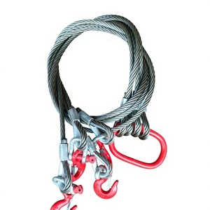 スーパーサプライヤー高品質4脚コンテナスリング＆シングルレッグワイヤーロープリフティングスリング - Product Image 1