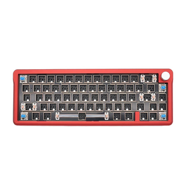 AL65 Mechanical Keyboard Kit Aluminum Customized Tri-mode BT/2.4G/Type-C 65% Layout RGB Hot Swap Gaming Keyboard Base