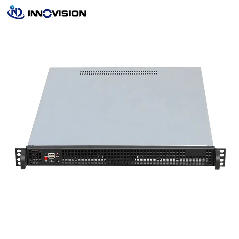 Chassi de computador de montagem de rack, chassi padrão 1u 19 polegadas com profundidade de 550mm e estojo do servidor 1u atx