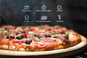 Oem promotionnel bas prix Convection <span class=keywords><strong>450</strong></span> <span class=keywords><strong>degrés</strong></span> maison 220v <span class=keywords><strong>four</strong></span> à <span class=keywords><strong>pizza</strong></span> électrique - Product Image 5