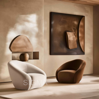 Meubles modernes et confortables, fauteuil simple, meubles de salon, fauteuil de loisirs d'intérieur, salon personnalisé pour la maison, villa