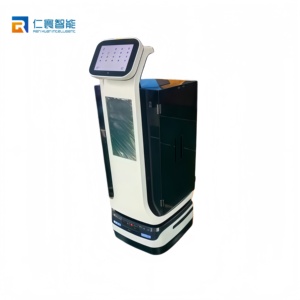 <span class=keywords><strong>Robot</strong></span> Camarero Eficiente para Restaurantes, con Capacidad de Carga de 40 kg, 4 Bandejas, <span class=keywords><strong>Robot</strong></span> de Servicio para <span class=keywords><strong>Cocina</strong></span> de Restaurante Concurrido, Mars - Product Image 4