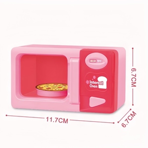 OEM Set de cuisine de simulation de jeu <span class=keywords><strong>Jouet</strong></span> Blender Réfrigérateur à micro-ondes Appareils ménagers en plastique Jouets pour filles Jeux de rôle pour enfants - Product Image 4