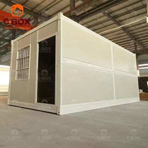 Cbox Bâtiment de bureau préfabriqué écologique pliable Maisons mobiles minuscules Hôtel Panneau sandwich en acier Dortoir Maison modulaire en conteneur - Product Image 2