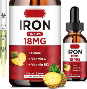 Gocce Orali di Ferro Vegano ad Alto Assorbimento Integratore Energetico e di Vitamina C per Adulti - Product Image 5