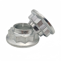 Carbon Steel Hex Nut Fastener with Zinc Plated Finish for Automobile Use