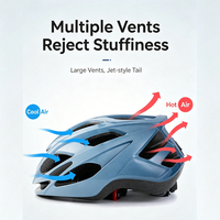 Casque de vélo de route VTT pour adulte, le plus populaire en gros, fabriqué en Chine, avec feu arrière LED, ultra-léger et respirant pour le cyclisme