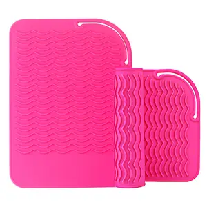 Tapis en Silicone thermorésistant, pochette, outils de coiffure, tapis chauffant, Anti-chaleur pour cheveux, lisseur, <span class=keywords><strong>fer</strong></span> à friser - Product Image 1