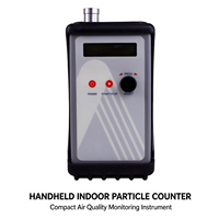 Compteur de particules portatif pour intérieur, instrument compact de surveillance de la qualité de l'air