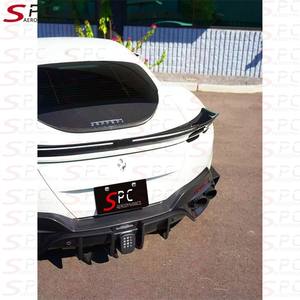 로마 윈드 스포일러 키트 자동차 부품 용 페라리 로마 MS 스타일 프리 렉 탄소 섬유 에어로킷 용 SPC 건식 탄소 섬유 바디 키트 - Product Image 5