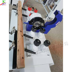 Máquina de palo de madera redonda de potencia total de 12,47 kW para procesar barras irregulares de madera Máquina de espiga de madera de operación flexible - Product Image 4