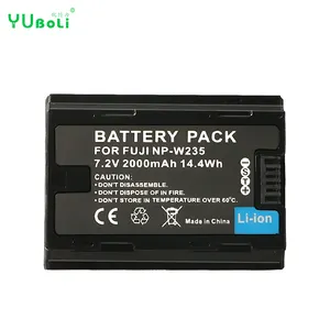 7.2V 2000mAh NP-W235 NPW235 npw235 rechargeable Batterie de remplacement Pour Fuji Film Caméra Batterie X-T4 Xt4