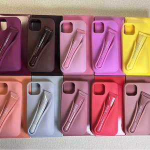 Custodia per cellulare in silicone impermeabile antiurto per 17/16/15/14/13/12/11 Pro Max con scatola e cover posteriore morbida a forma di rossetto - Product Image 2