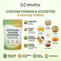 Clarity Vision Natural Eye Health Gummies Lutein Zeaxanthin Jimerito Madu Suplemen Herbal untuk Dewasa 60 Tablet Kenyamanan Mata