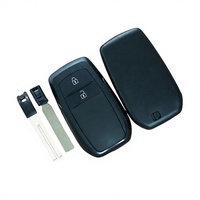 Ensemble de porte-clés pour Toyota 2 boutons avec clé d'urgence sans logo