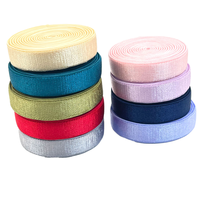 Bande élastique en satin de 12 mm pour sous-vêtements féminins, sangle élastique en tissu éco-responsable Spandex/Nylon pour usage textile domestique