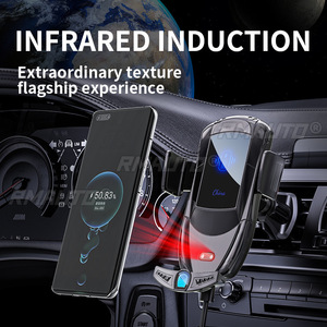 Cargador Inalámbrico para Auto de 40W, Soporte para Teléfono con Carga Súper Rápida, Rotación Automática con Pinza, Espejo de Vidrio - Product Image 4