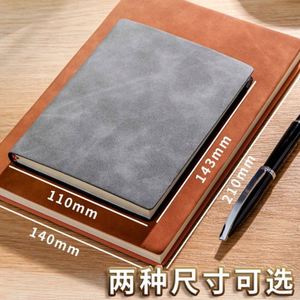 200 hojas de cuero PU suave grueso A4 académico universitario estudiante registro cuaderno diario - Product Image 5