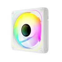 Kipas Pendingin Gaming ARGB Komputer Desktop ESGAMING Custom 120mm 5V 3Pin, Kipas CPU PC Infinity Mirror 12VDC Fluid Bearing 4Pin PWM