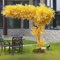 Arbre artificiel en plastique, fleurs de pêcher, cerisier, érable, imperméable, haute simulation, fait main, vente en gros, durable, pour la Saint-Valentin
