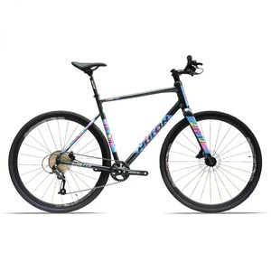 Bicicleta de Carretera de Carreras con Manillar Plano FIREFOX 700C, Horquilla de Fibra de Carbono, <span class=keywords><strong>Eje</strong></span> Pasante, Cuadro de Aluminio, 9 Velocidades, Freno de Disco Hidráulico, Ligera - Product Image 2