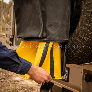 Fabricant OEM fiable Sac poubelle de camping tout-terrain Sac poubelle de <span class=keywords><strong>pneu</strong></span> de secours en toile avec sac d'insertion en PVC - Product Image 5