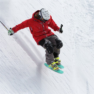 Patines MiniSki Fluorescentes Azules con Cierre de Hebilla, Ligeros, Resistentes al Desgaste, Botas de Snowboard para Exteriores, Botas de Esquí Dobles - Product Image 2