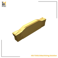 GTD200C020 GTD300E020 FG Low Feed Grooving Inserts Gold Coated Carbide CNC Lathe Tools for Steel and Stainless Machining