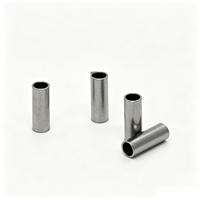 Manchons de sertissage en cuivre-nickel à double tube pour la pêche, 8 mm, accessoires de pêche pour la pêche au bar, en rivière et en mer