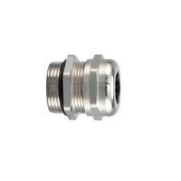 Presse-étoupes en laiton nickelé à filetage PG, type fendu, gamme 3~52mm, support OEM