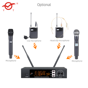Không Dây microphone cho nhà thờ phòng hội nghị UHF Tai nghe dinamic chuyên nghiệp DJ 300 mét Bluetooth Speaker với ve áo - Product Image 1