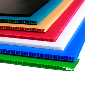 <strong>4X8</strong> Feet PP Hollow Board Coroplast Board <strong>Plastic</strong> <strong>Corrugated</strong> <strong>Cardboard</strong> Sheets - Product Image 1