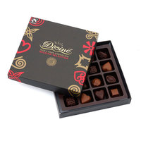 Carré de luxe Emballage Boîtes de Truffes Au Chocolat